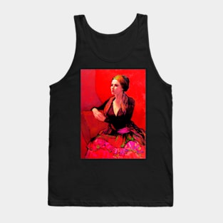 The Gypsy Skirt, oil painting on stretched canvas Tank Top